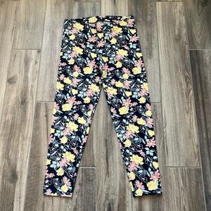NWOT Loft Floral Leggings Size L
